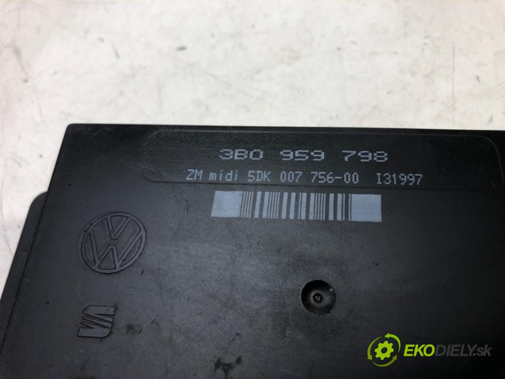 AUDI A4 B6 (8E2) 2000 - 2005    1.9 TDI 74 kW [101 KM] olej napędowy 2001 - 2004  Modul komfortu 3B0959798 (Moduly komfortu)