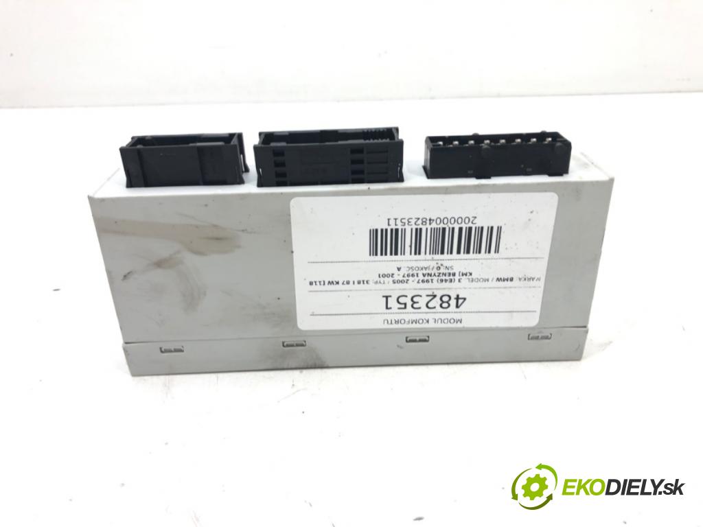 BMW 3 (E46) 1997 - 2005    318 i 87 kW [118 KM] benzyna 1997 - 2001  Modul komfortu 9161931 (Moduly komfortu)