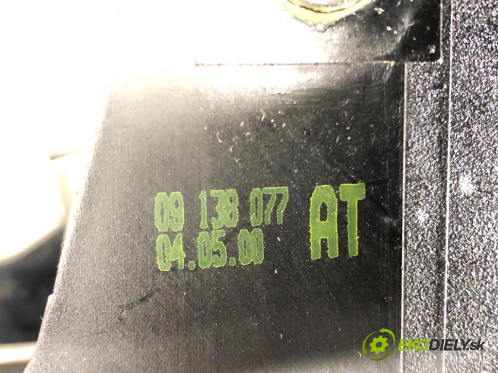 OPEL ZAFIRA A nadwozie wielkoprzestrzenne (MPV) (T98) 1999 - 2005    2.0 DI 16V (F75) 60 kW [82 KM] olej napędowy 1999   Kulisa 09138077AT (Rýchlostné páky / kulisy)