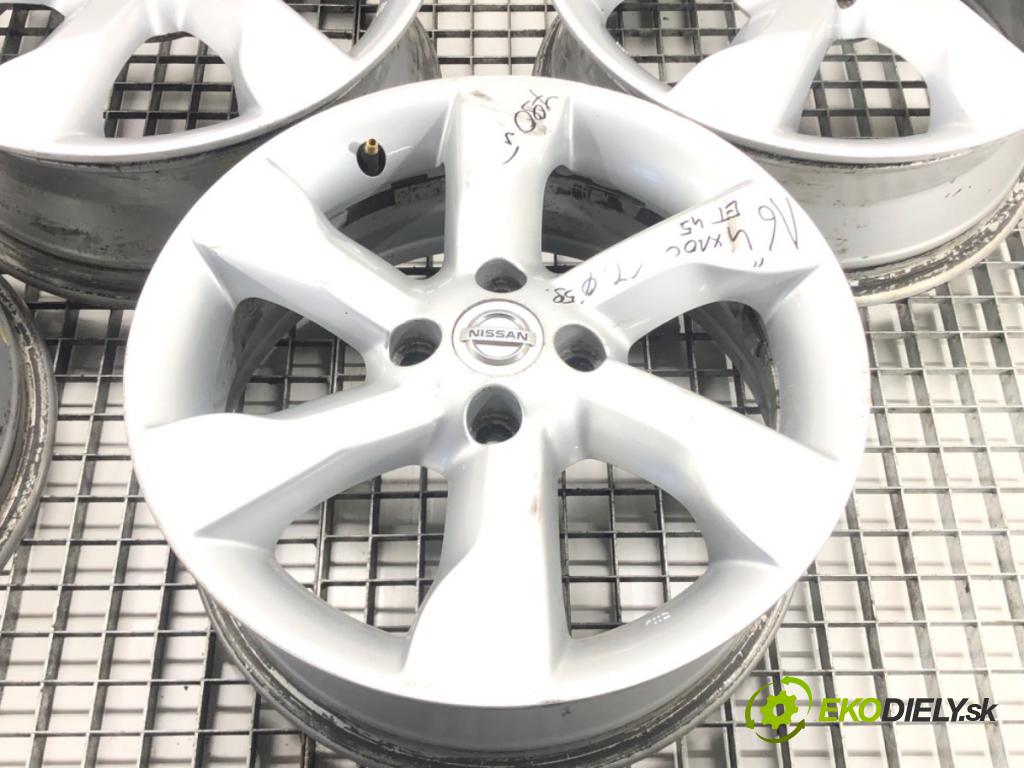 NISSAN ---    ---  disky hliníkové 16 6J 4X100 ET45 stred CENTR. 59