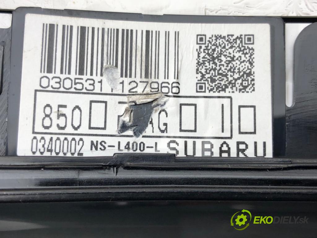 SUBARU LEGACY IV (BL) 2003 - 2015    2.0 D AWD (BLD) 110 kW [150 KM] olej napędowy 2008  Prístrojovka 85002AG010 (Prístrojové dosky, displeje)