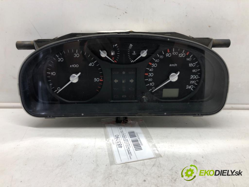RENAULT LAGUNA II (BG0/1_) 2001 - 2007    1.9 dCi 79 kW [107 KM] olej napędowy 2001 - 2007  Prístrojovka 8200170297 (Prístrojové dosky, displeje)