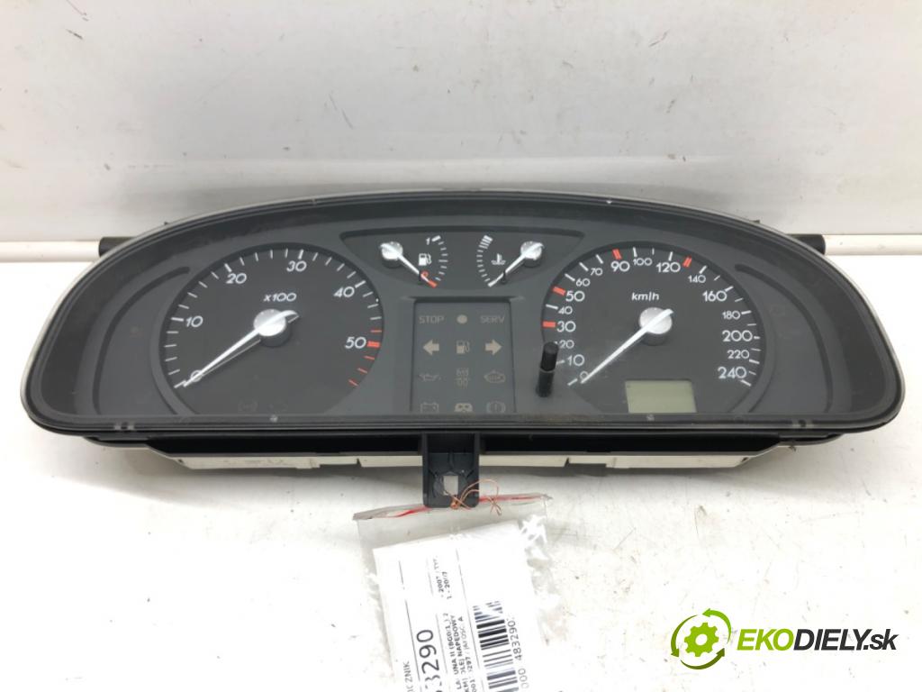 RENAULT LAGUNA II (BG0/1_) 2001 - 2007    1.9 dCi 79 kW [107 KM] olej napędowy 2001 - 2007  Prístrojovka 8200170297 (Prístrojové dosky, displeje)