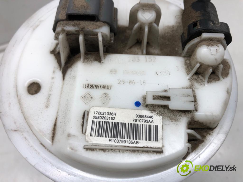 RENAULT TRAFIC III Autobus (JG_) 2014 - 2022    1.6 dCi 90 (JGME) 66 kW [90 KM] olej napędowy 2014  Pumpa paliva vnútorná 93868446 (Palivové pumpy, čerpadlá, plaváky)