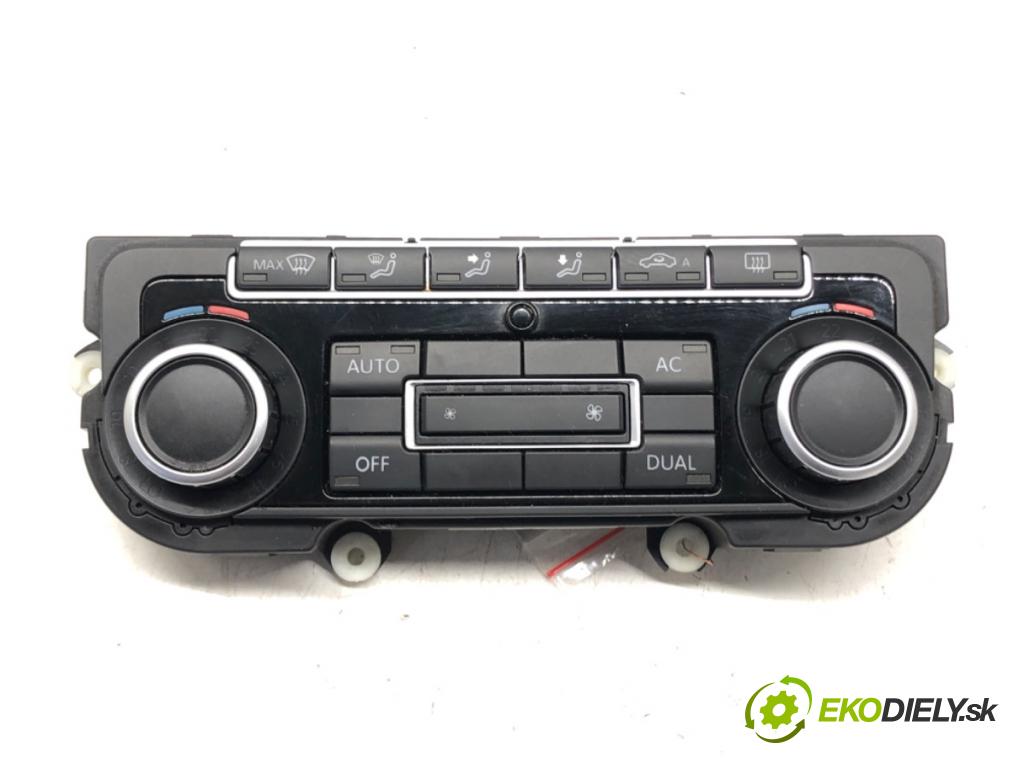 VW GOLF VI (5K1) 2008 - 2014    2.0 TDI 81 kW [110 KM] olej napędowy 2008 - 2012  Panel ovládania kúrenia 5K0907044AJ (Prepínače, spínače, tlačidlá a ovládače kúrenia)