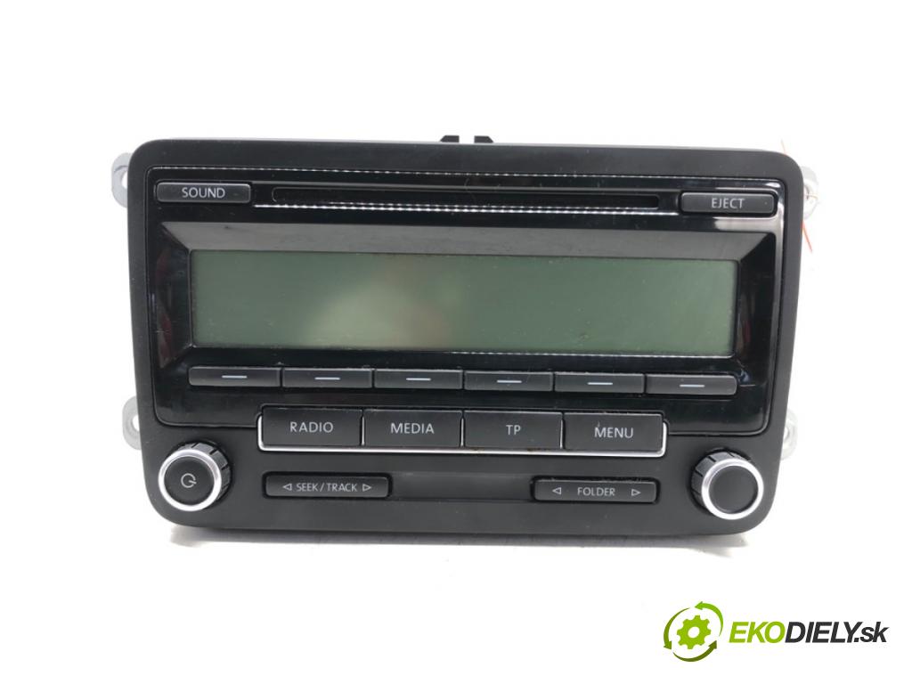 VW GOLF VI (5K1) 2008 - 2014    2.0 TDI 81 kW [110 KM] olej napędowy 2008 - 2012  RADIO 1K0035186AA (Audio zariadenia)