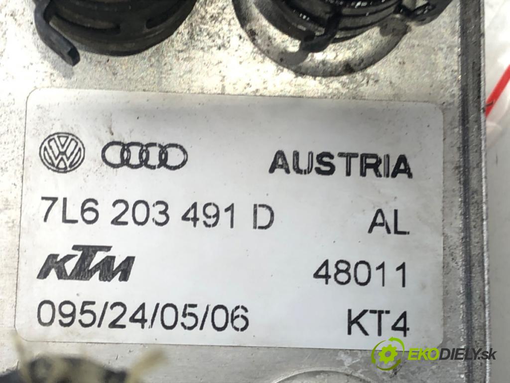 AUDI Q7 (4LB) 2006 - 2016    3.0 TDI quattro 171 kW [233 KM] olej napędowy 2006  chladič oleje 7L6203491D (Chladiče oleje)