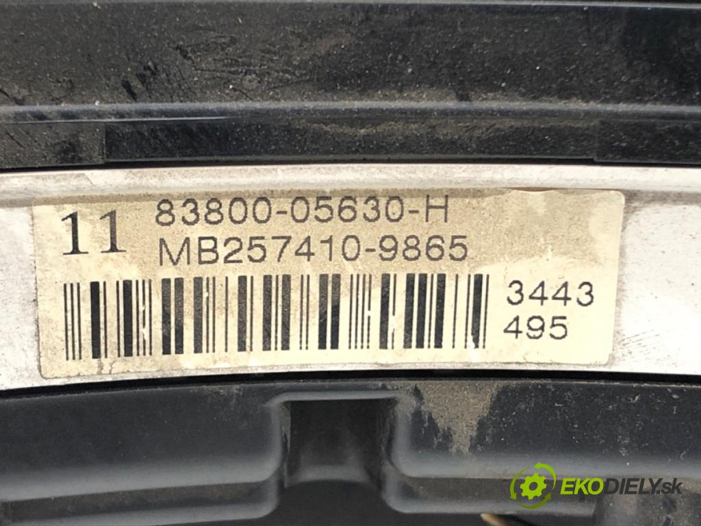 TOYOTA AVENSIS (_T25_) 2003 - 2008    2.0 D-4D (CDT250_) 85 kW [116 KM] olej napędowy 20  Prístrojovka 83800-05630-H (Prístrojové dosky, displeje)