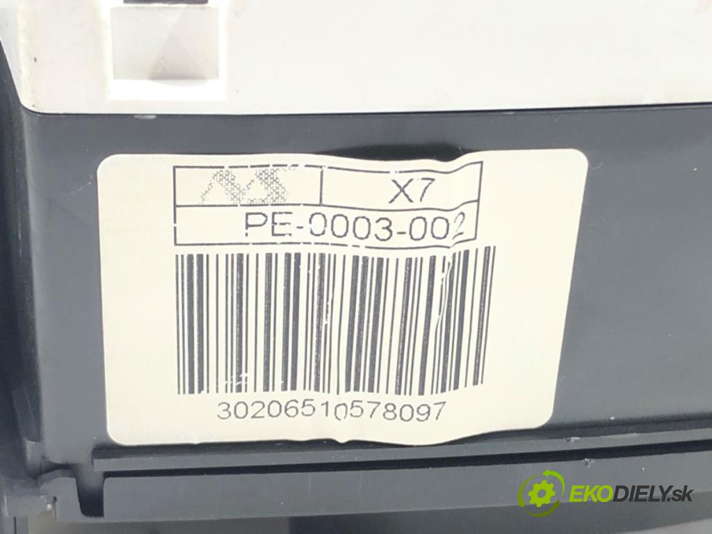 CITROEN C5 III (RD_) 2008 - 2022    2.0 HDi (RDRHDA) 100 kW [136 KM] olej napędowy 200  Prístrojovka 9665368980 (Prístrojové dosky, displeje)