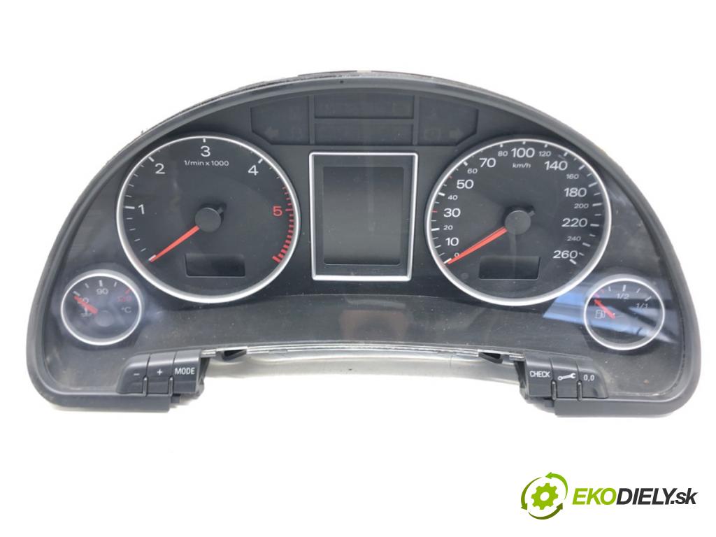 AUDI A4 B7 Avant (8ED) 2004 - 2008    3.0 TDI quattro 171 kW [233 KM] olej napędowy 2006  Prístrojovka 0263626211 (Prístrojové dosky, displeje)