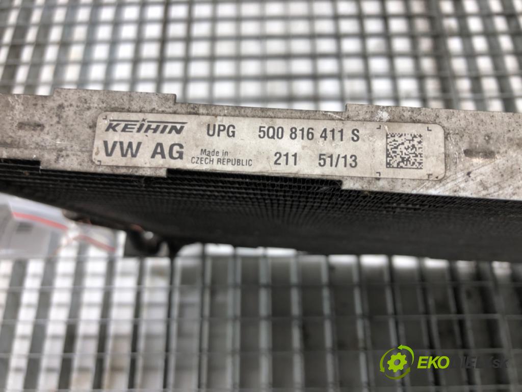 VW GOLF VII (5G1, BQ1, BE1, BE2) 2012 - 2022    1.4 TSI 90 kW [122 KM] benzyna 2012 - 2022  Chladič klimatizácie 5Q0816411S (Chladiče klimatizácie)