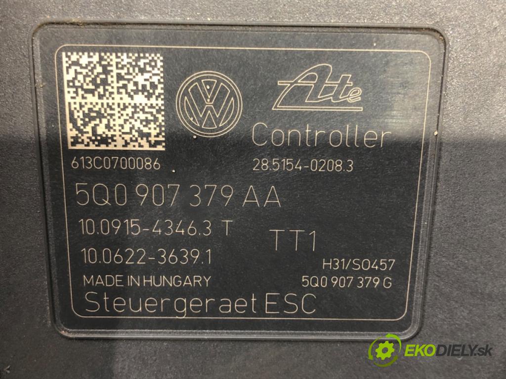 VW GOLF VII (5G1, BQ1, BE1, BE2) 2012 - 2022    1.4 TSI 90 kW [122 KM] benzyna 2012 - 2022  Pumpa ABS 5Q0907379AA (Pumpy ABS)