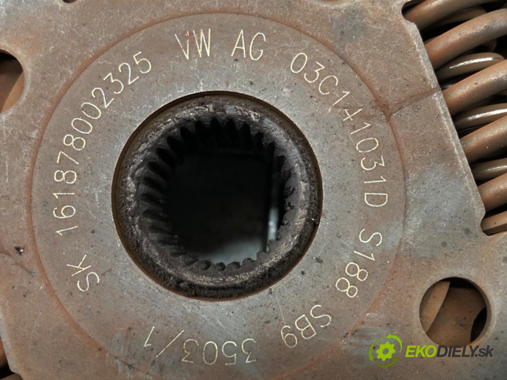 VW GOLF VII (5G1, BQ1, BE1, BE2) 2012 - 2022    1.4 TSI 90 kW [122 KM] benzyna 2012 - 2022  Spojková sada (bez ložiska) 03C141031D (Kompletné sady (bez ložiska))