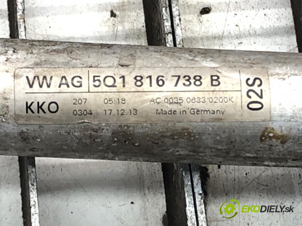 VW GOLF VII (5G1, BQ1, BE1, BE2) 2012 - 2022    1.4 TSI 90 kW [122 KM] benzyna 2012 - 2022  rúrka klimatizácie 5Q1816738B (Rúrky klimatizácie)