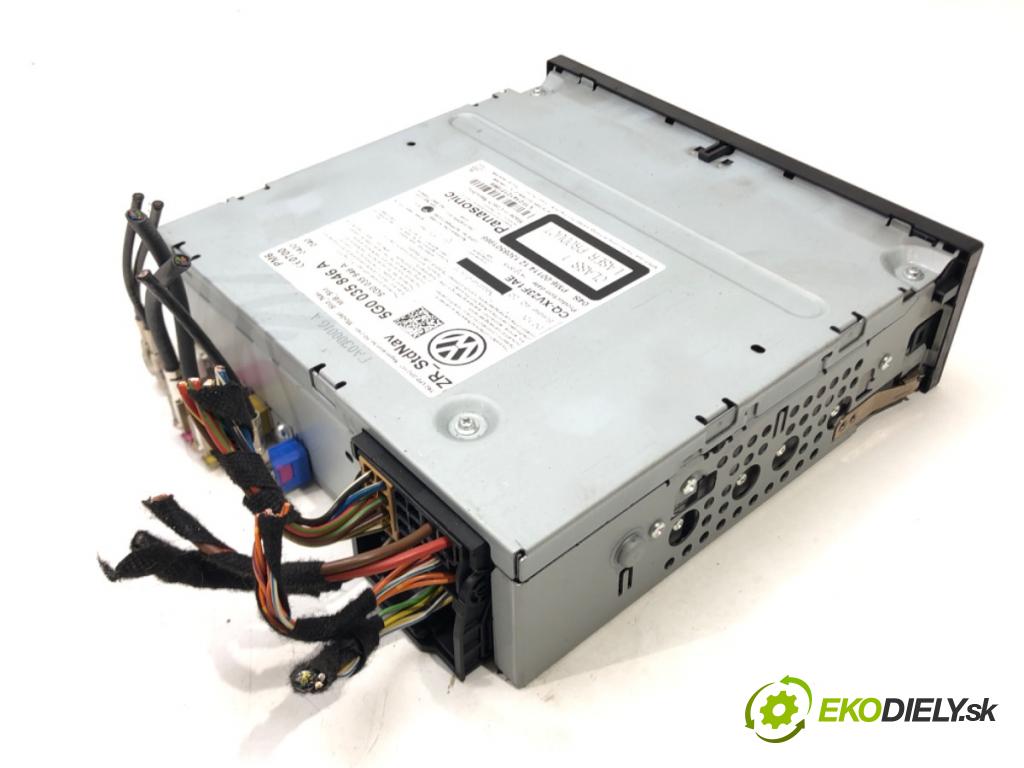 VW GOLF VII (5G1, BQ1, BE1, BE2) 2012 - 2022    1.4 TSI 90 kW [122 KM] benzyna 2012 - 2022  čítač navigácie 5G0035846A (Ostatné)