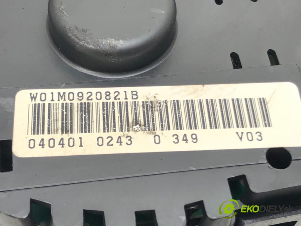SEAT TOLEDO II (1M2) 1998 - 2006    1.9 TDI 81 kW [110 KM] olej napędowy 1998 - 2004  Prístrojovka 1M0920821B (Prístrojové dosky, displeje)