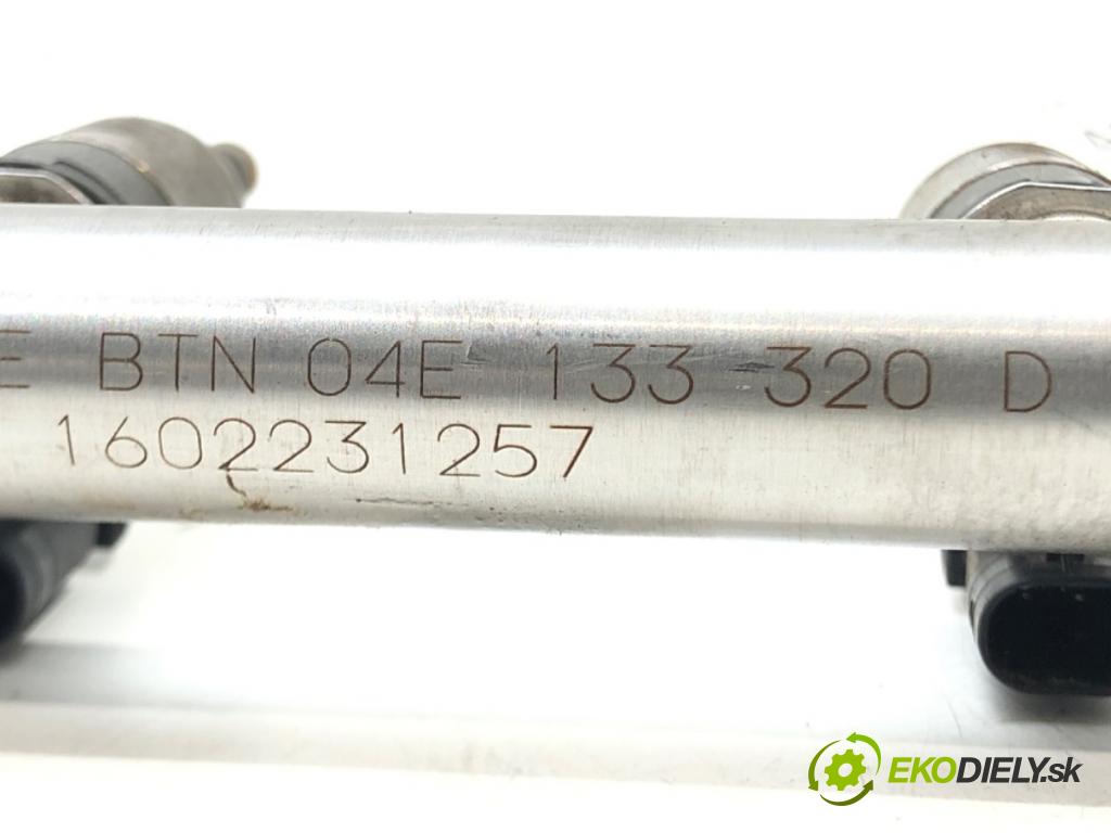 VW GOLF VII (5G1, BQ1, BE1, BE2) 2012 - 2022    1.4 TSI 110 kW [150 KM] benzyna 2014 - 2022  Lišta vstrekovacia 04E133036A (Vstrekovacie lišty)