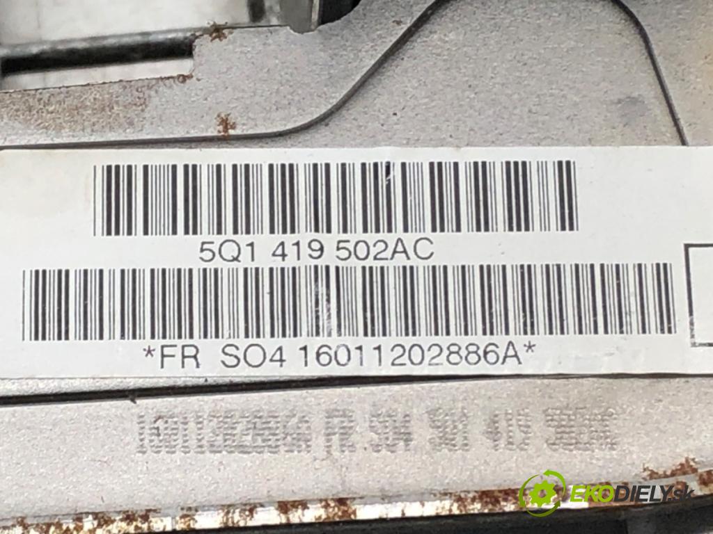 VW GOLF VII (5G1, BQ1, BE1, BE2) 2012 - 2022    1.4 TSI 110 kW [150 KM] benzyna 2014 - 2022  Hriadeľ, tyč volantu 5Q1419502AC (Tyče riadenia (volantu))