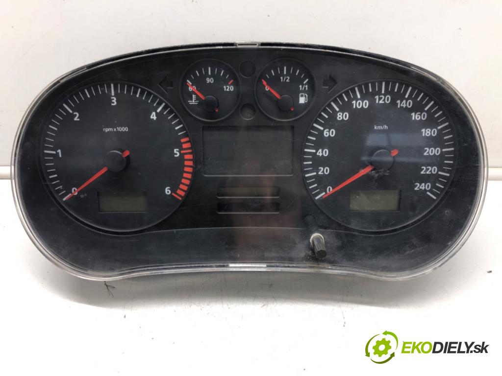 SEAT TOLEDO II (1M2) 1998 - 2006    1.9 TDI 81 kW [110 KM] olej napędowy 1998 - 2004  Prístrojovka 1M0920821B (Prístrojové dosky, displeje)