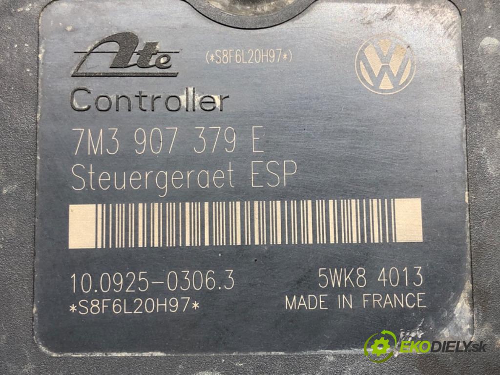 VW SHARAN (7M8, 7M9, 7M6) 1995 - 2010    1.9 TDI 85 kW [115 KM] olej napędowy 2000 - 2010  pumpa ABS 7M3614111M 7M3907379E (Pumpy brzdové)
