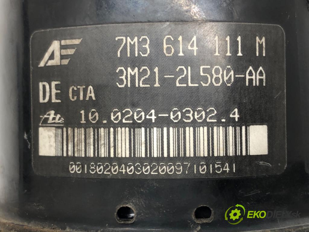 VW SHARAN (7M8, 7M9, 7M6) 1995 - 2010    1.9 TDI 85 kW [115 KM] olej napędowy 2000 - 2010  pumpa ABS 7M3614111M 7M3907379E (Pumpy brzdové)