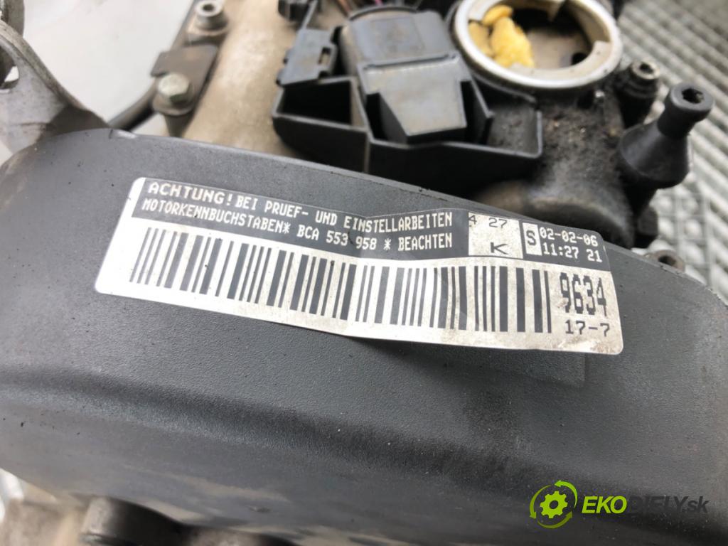 VW GOLF V (1K1) 2003 - 2010    1.4 16V 55 kW [75 KM] benzyna 2003 - 2006  Motor BCA (Motory (kompletné))