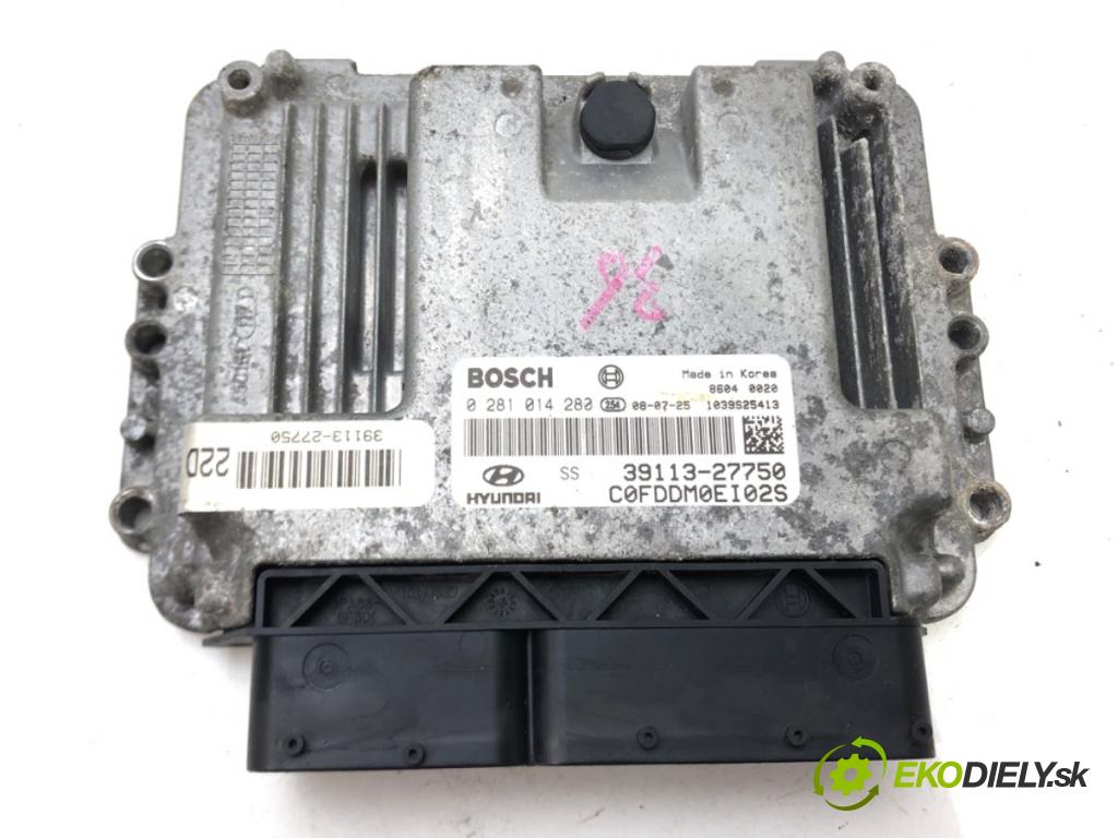 HYUNDAI i30 (FD) 2007 - 2012    2.0 CRDi 103 kW [140 KM] olej napędowy 2007 - 2011  riadiaca jednotka Motor 0281014280 (Riadiace jednotky)