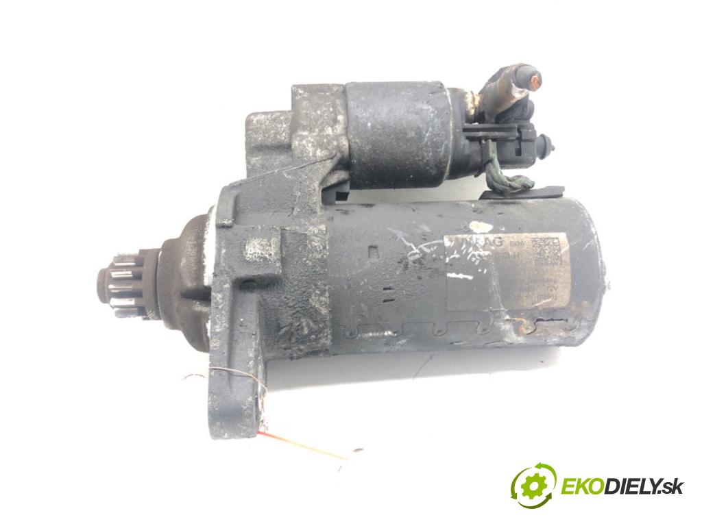 SKODA RAPID (NH3, NK3, NK6) 2012 - 2022    1.6 TDI 85 kW [115 KM] olej napędowy 2015 - 2019  Štartér 02Z911024H (Štartéry)