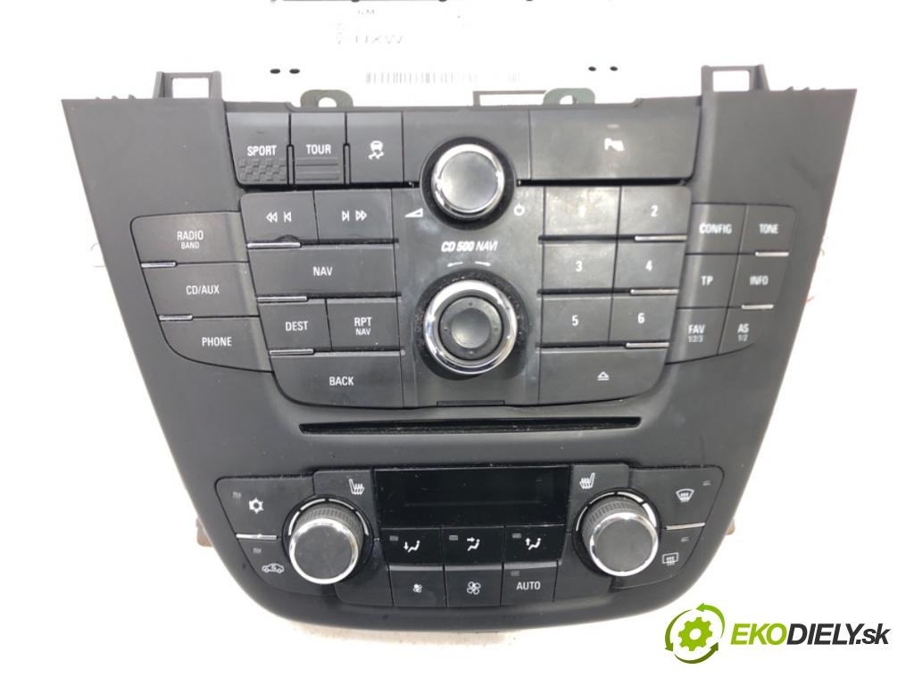 OPEL INSIGNIA A (G09) 2008 - 2017    2.0 CDTI (68) 118 kW [160 KM] olej napędowy 2008 -  RADIO 13337251 13273255 (Audio zariadenia)