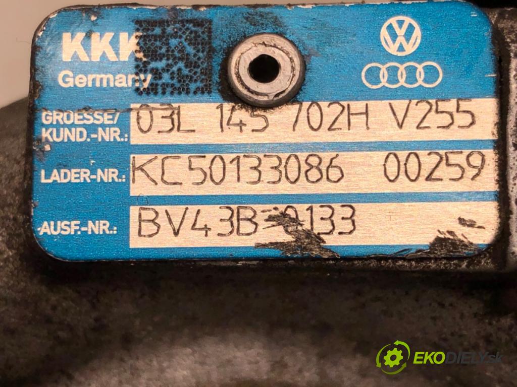 AUDI A4 B8 Avant (8K5) 2007 - 2015    2.0 TDI 105 kW [143 KM] olej napędowy 2008 - 2015  Turbodúchadlo,turbo 03L145702H (Turbodúchadlá (kompletné))