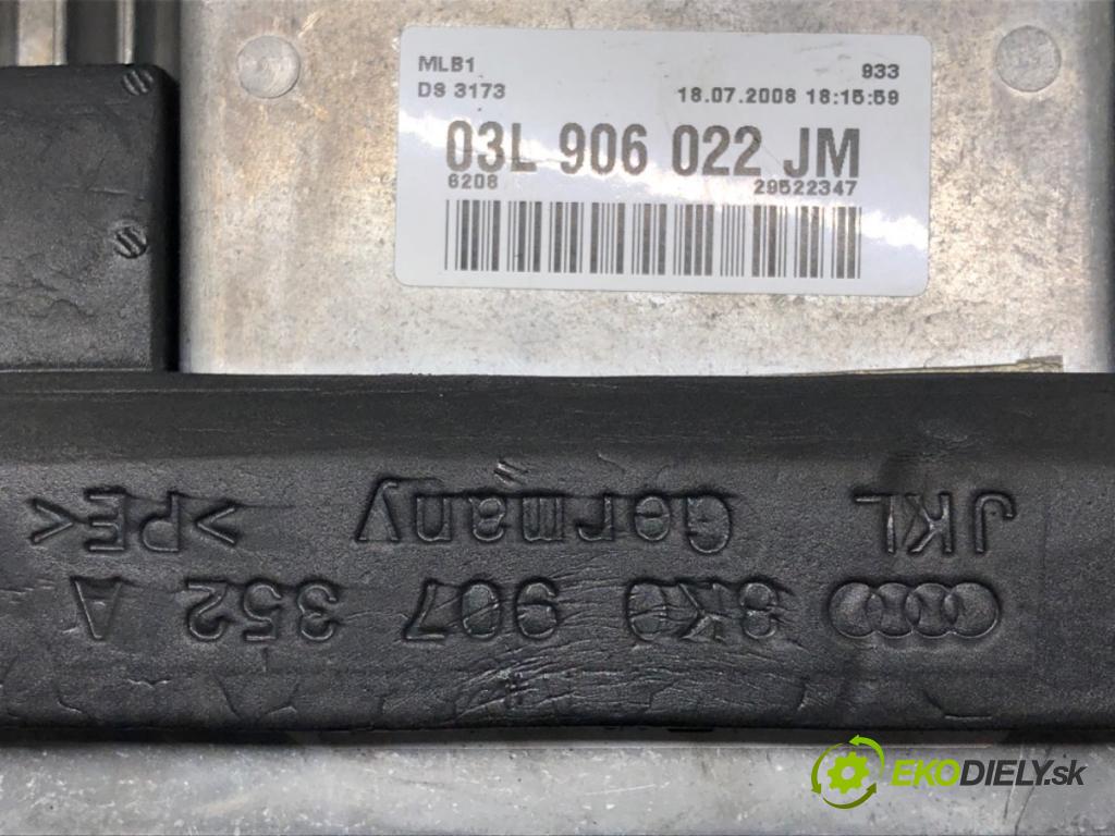 AUDI A4 B8 Avant (8K5) 2007 - 2015    2.0 TDI 105 kW [143 KM] olej napędowy 2008 - 2015  riadiaca jednotka Motor 03L906022JM (Riadiace jednotky)