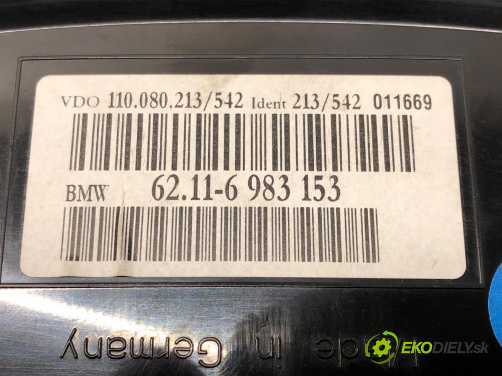 BMW 5 Touring (E61) 2004 - 2010    520 d 110 kW [150 KM] olej napędowy 2005 - 2007  Prístrojovka 6983153 (Prístrojové dosky, displeje)