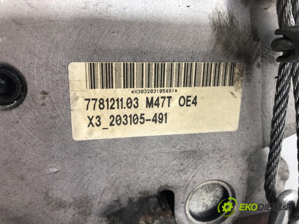 BMW 5 Touring (E61) 2004 - 2010    520 d 110 kW [150 KM] olej napędowy 2005 - 2007  Motor M47D20 (Motory (kompletné))