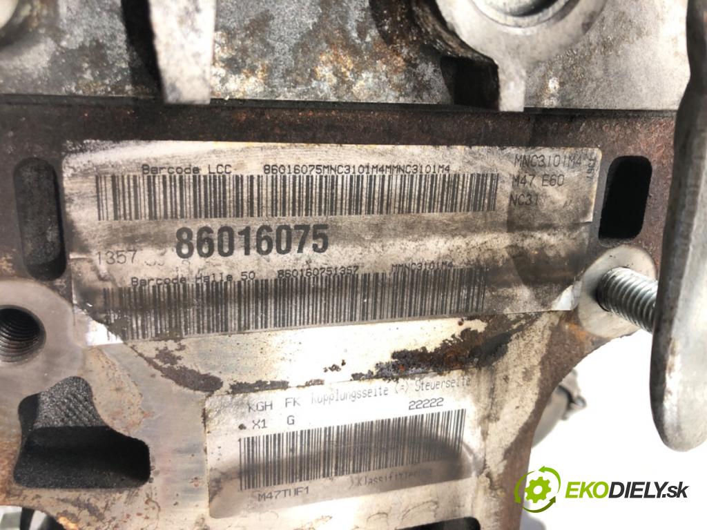 BMW 5 Touring (E61) 2004 - 2010    520 d 110 kW [150 KM] olej napędowy 2005 - 2007  Motor M47D20 (Motory (kompletné))