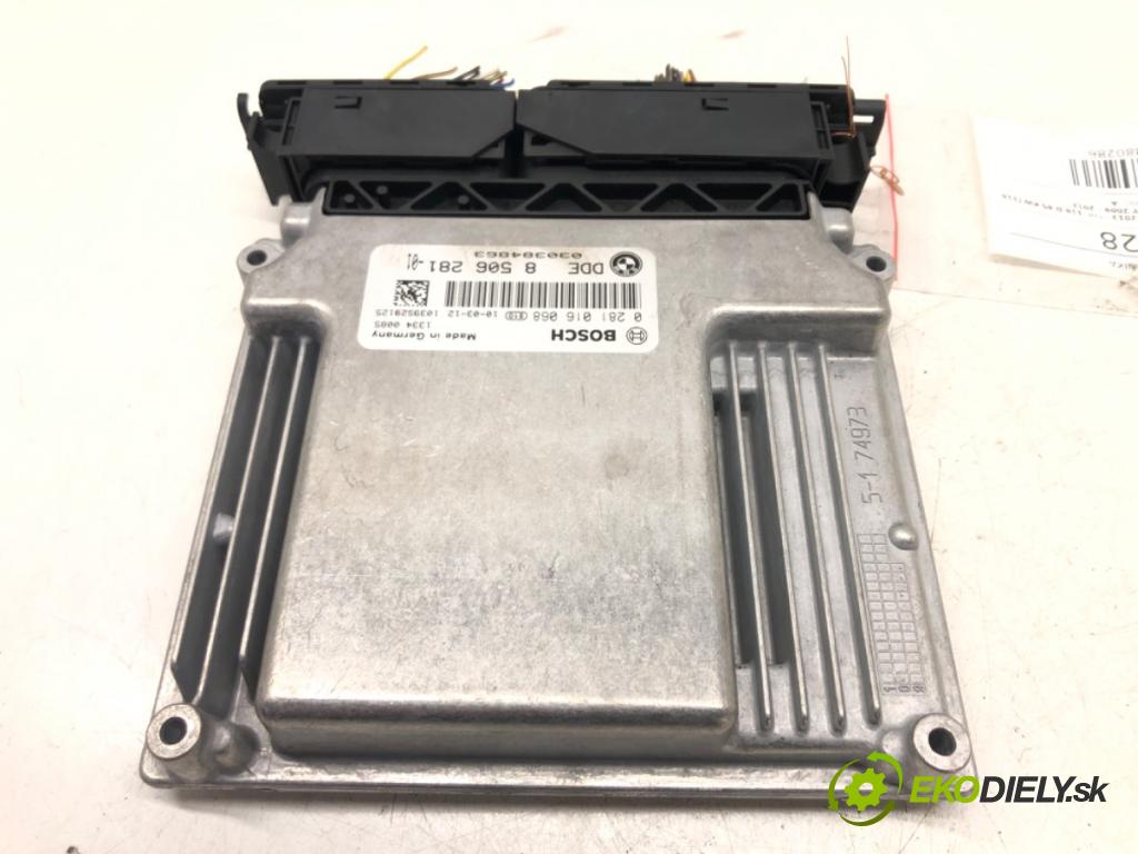 BMW 1 (E87) 2003 - 2013    116 d 85 kW [116 KM] olej napędowy 2009 - 2011  riadiaca jednotka Motor 8506281 0281016068 (Riadiace jednotky)