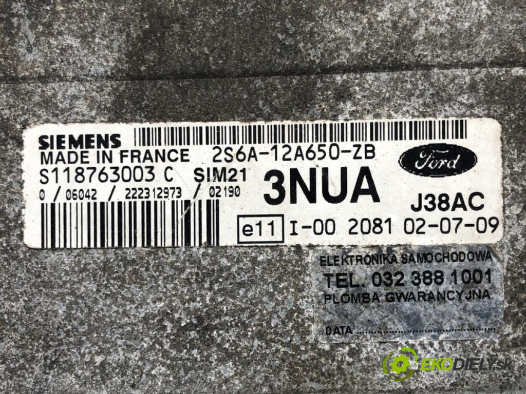FORD FIESTA V (JH_, JD_) 2001 - 2014    1.3 51 kW [69 KM] benzyna 2001 - 2008  riadiaca jednotka Motor 2S6A-12A650-ZB (Riadiace jednotky)