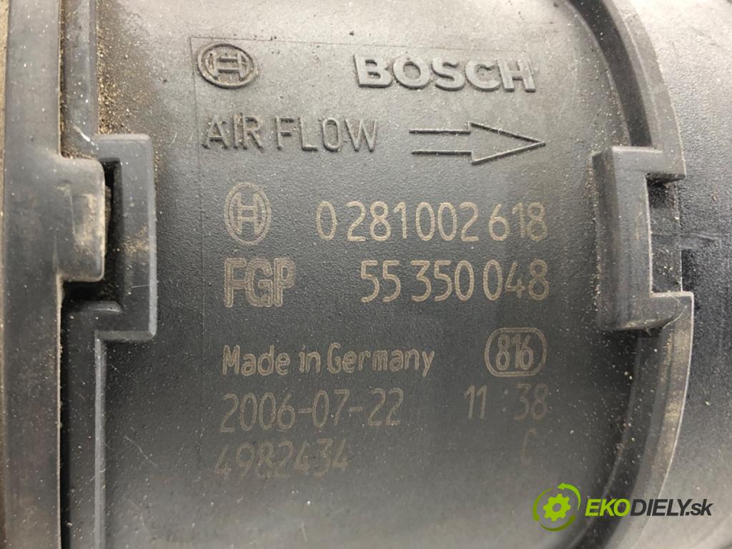 CHEVROLET LACETTI (J200) 2003 - 2022    2.0 D 89 kW [121 KM] olej napędowy 2007 - 2022  Váha vzduchu 0281002618 55350048 (Váhy vzduchu)