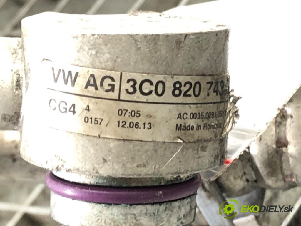 VW CC B7 (358) 2011 - 2016    3.6 FSI 4motion 220 kW [300 KM] benzyna 2011 - 201  rúrka klimatizácie 3C0820743BG (Rúrky klimatizácie)