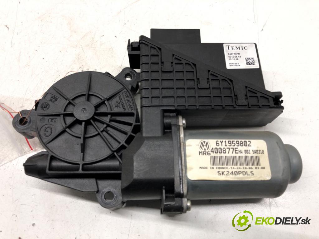 SKODA FABIA I (6Y2) 1999 - 2008    ---  motor sťahovaní okna pravý přední část 6Y1959802