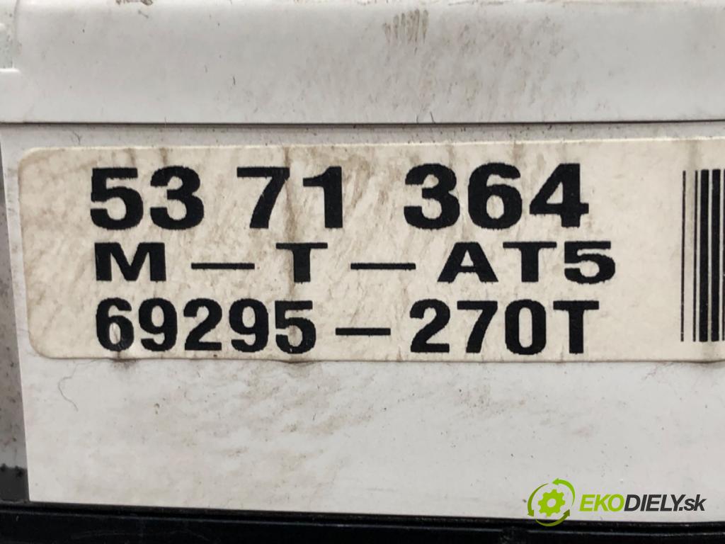 SAAB 9-5 (YS3E) 1997 - 2009    2.3 t 136 kW [185 KM] benzyna 2001 - 2009  Prístrojovka 5371364 (Prístrojové dosky, displeje)
