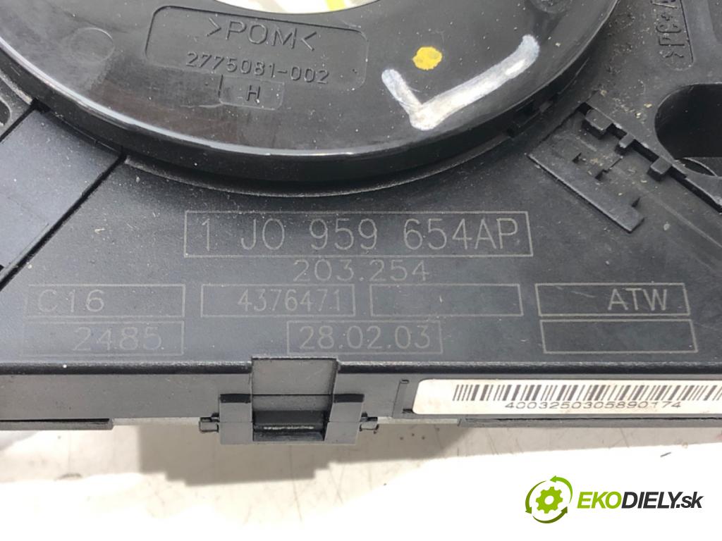 VW SHARAN (7M8, 7M9, 7M6) 1995 - 2010    1.9 TDI 96 kW [130 KM]  2002 - 2010  Krúžok, slimák airbag 1J0959654AP (Airbagy)