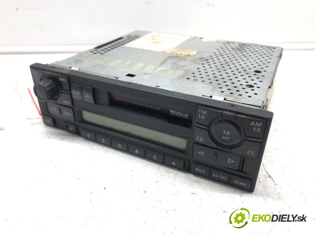 SEAT ALHAMBRA (7V8, 7V9) 1996 - 2010    1.9 TDI 85 kW [115 KM] olej napędowy 2000 - 2010  RADIO  (Audio zariadenia)