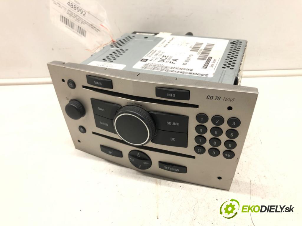 OPEL ZAFIRA B Nadwozie pełne/minivan (A05) 2005 - 2015    1.7 CDTI VAN (M75) 92 kW [125 KM] olej napędowy 20  RADIO 13283221 (Audio zariadenia)