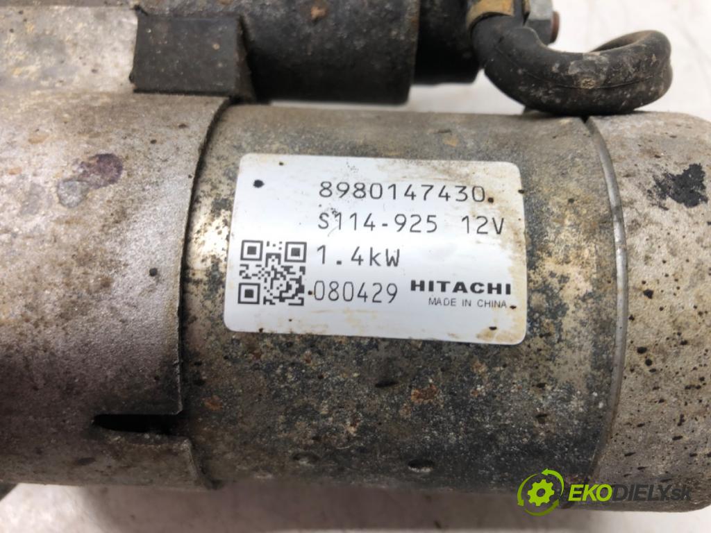OPEL ZAFIRA B Nadwozie pełne/minivan (A05) 2005 - 2015    1.7 CDTI VAN (M75) 92 kW [125 KM] olej napędowy 20  Štartér 8980147430 (Štartéry)