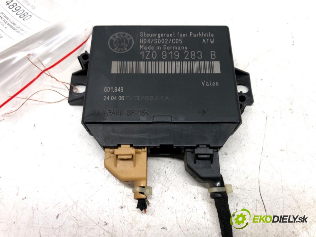 SKODA OCTAVIA II Combi (1Z5) 2004 - 2013    1.9 TDI 77 kW [105 KM] olej napędowy 2004 - 2010  Modul PDC 1Z0919283B (Ostatné)