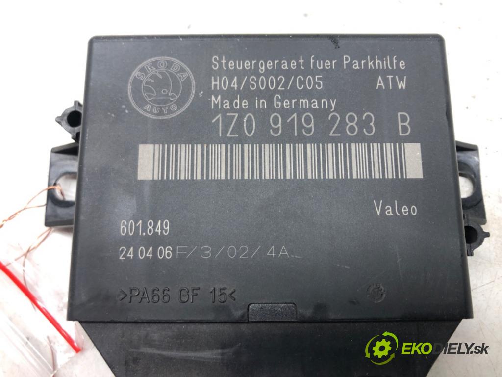 SKODA OCTAVIA II Combi (1Z5) 2004 - 2013    1.9 TDI 77 kW [105 KM] olej napędowy 2004 - 2010  Modul PDC 1Z0919283B (Ostatné)