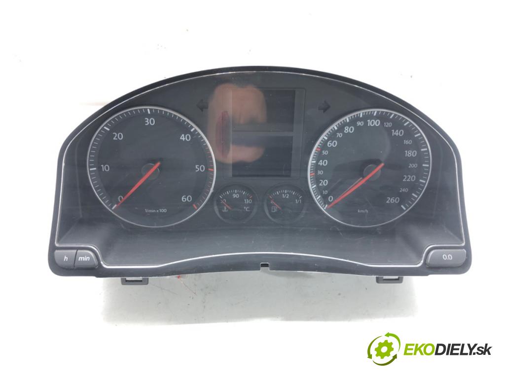 VW GOLF PLUS V (5M1, 521) 2004 - 2013    1.9 TDI 77 kW [105 KM] olej napędowy 2005 - 2009  Prístrojovka 1K0920862K (Prístrojové dosky, displeje)