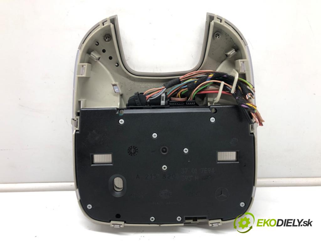 MERCEDES-BENZ KLASA S coupe (C215) 1999 - 2006    CL 500 (215.375) 225 kW [306 KM] benzyna 1999 - 20  svetlo stropné A2158203701 (Osvetlenie interiéru)