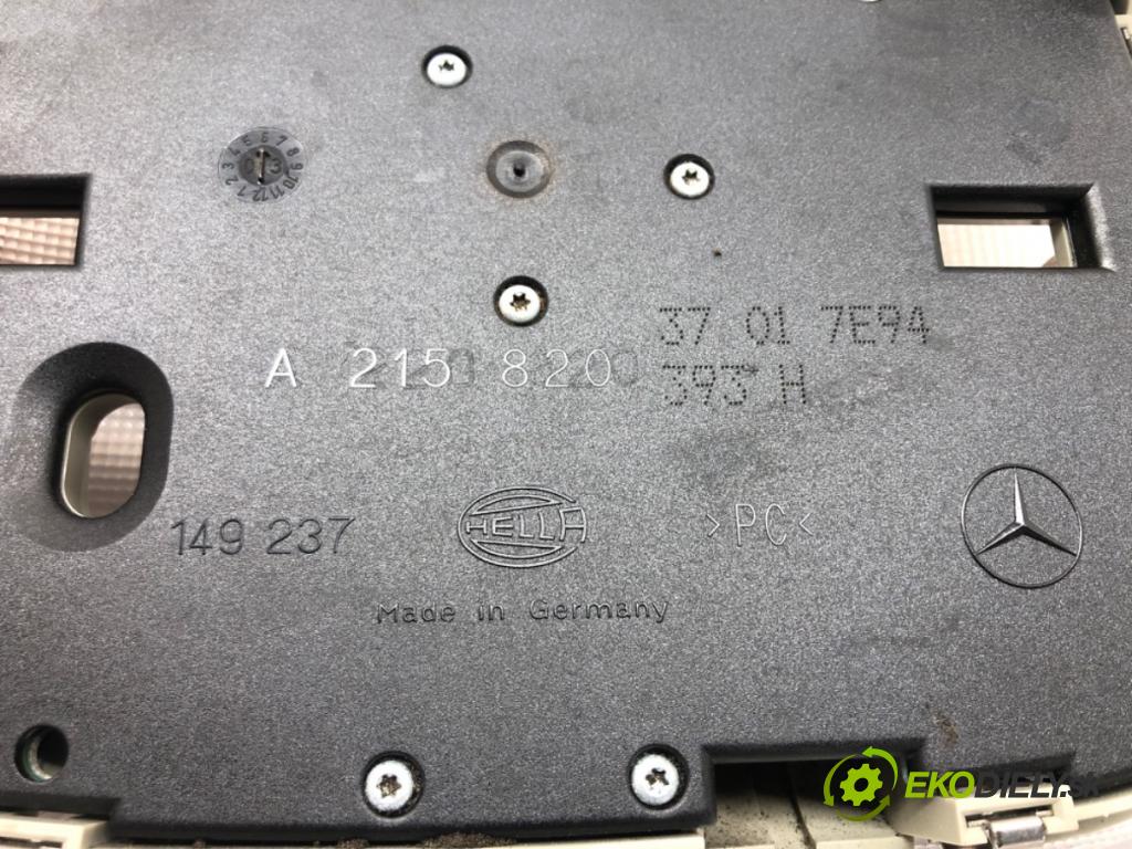 MERCEDES-BENZ KLASA S coupe (C215) 1999 - 2006    CL 500 (215.375) 225 kW [306 KM] benzyna 1999 - 20  svetlo stropné A2158203701 (Osvetlenie interiéru)
