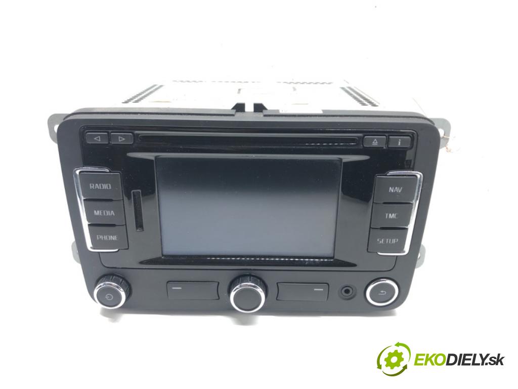 SKODA SUPERB II Kombi (3T5) 2009 - 2015    2.0 TDI 125 kW [170 KM] olej napędowy 2009 - 2015  RADIO 3T0035192T (Audio zariadenia)